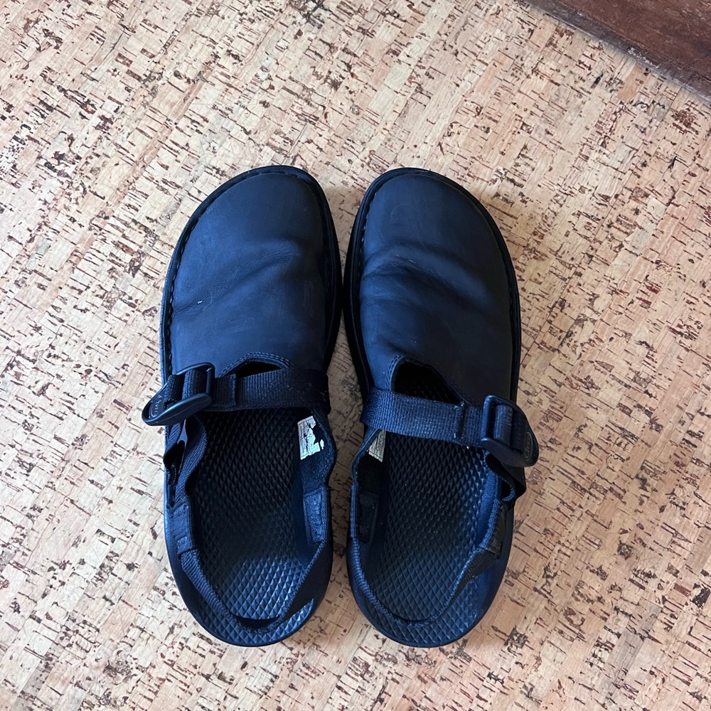 Chaco Toecoop Mules Black W8
